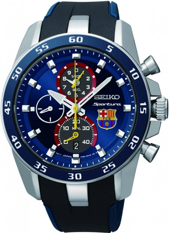 Ceas Seiko SPC089P2 Sportura FC Barcelona